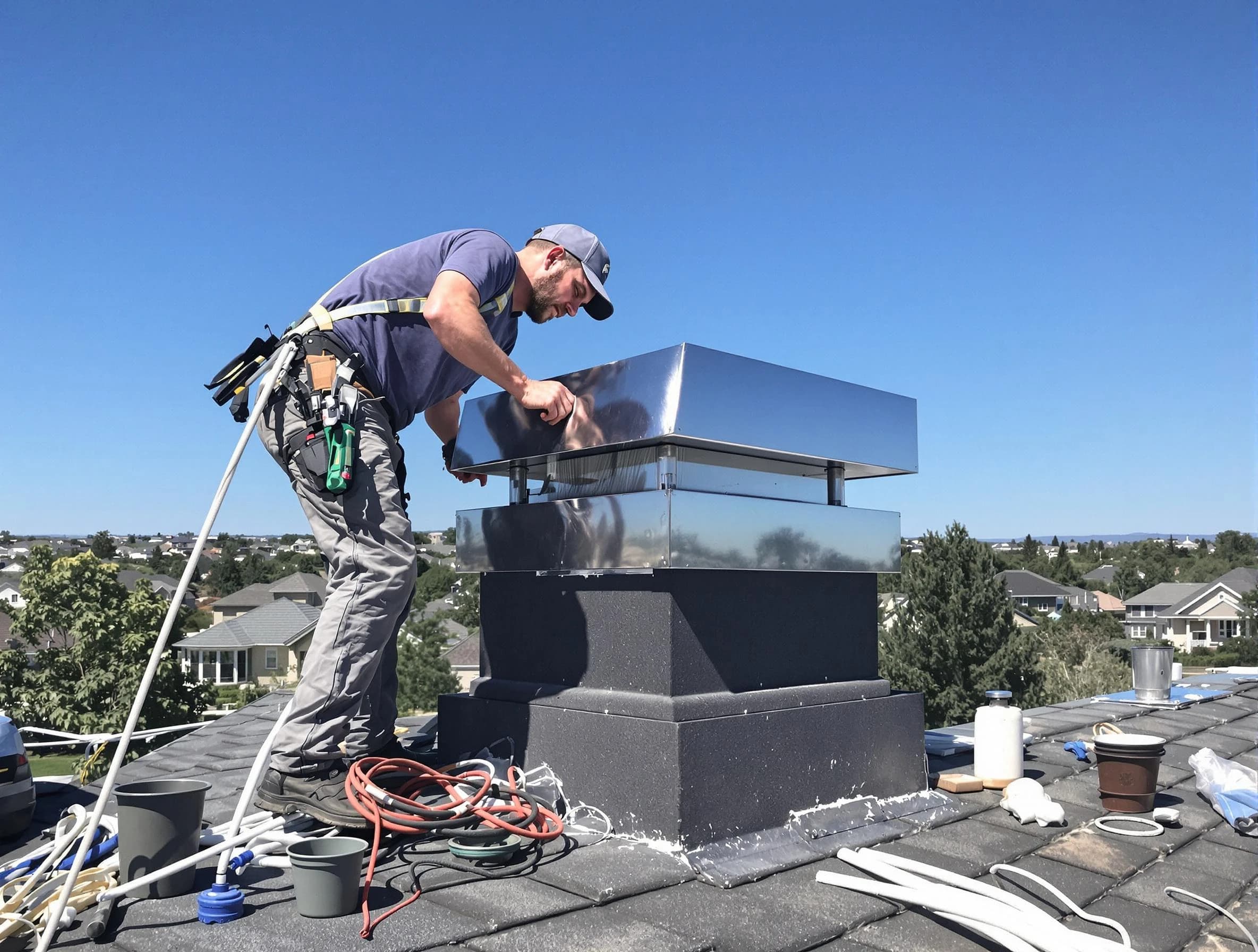 Chimney Cap Services service in Andover, MA